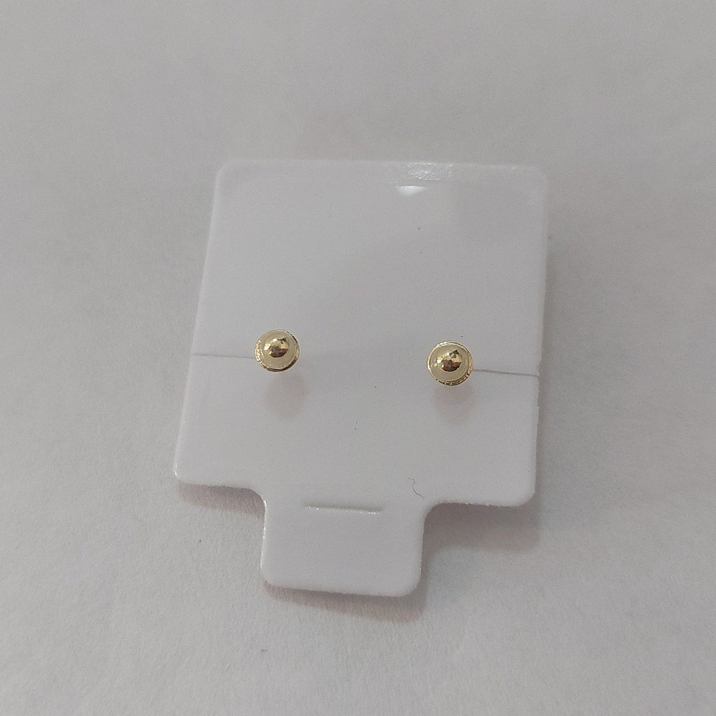 BROQUELES BROQUEL FIG SONRISA ESMALTE ROSA 14K 0.1696 GR (NUEVO)