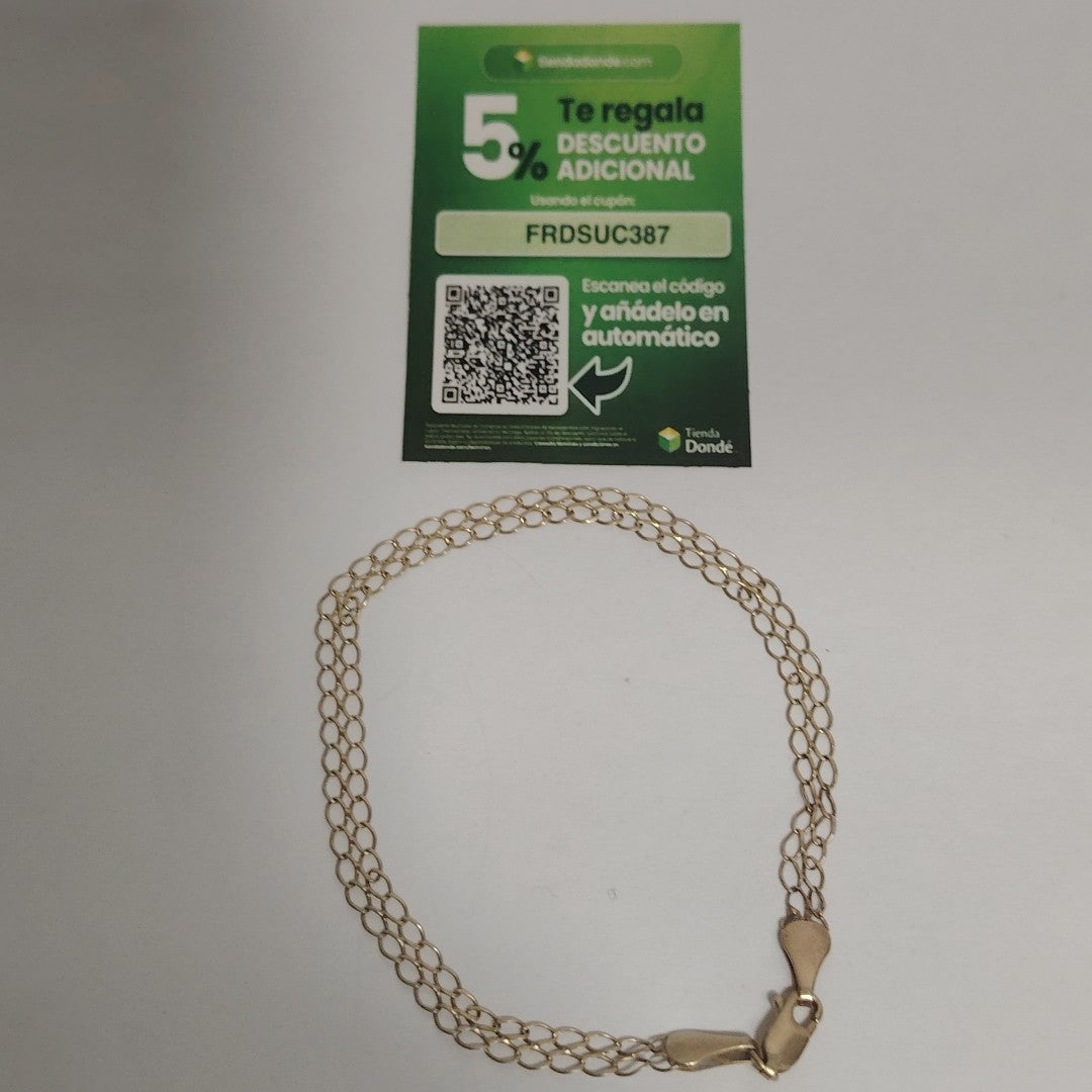 PULSERA ORO 14 K 2.4 GRMS (SEMINUEVO)