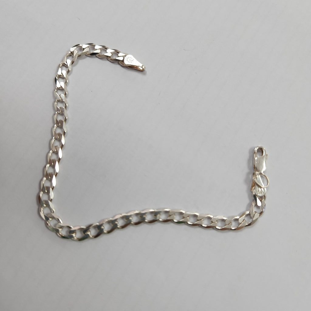 PULSERA BARBADA PLATA .925 18 CM 5.63 GR (NUEVO)