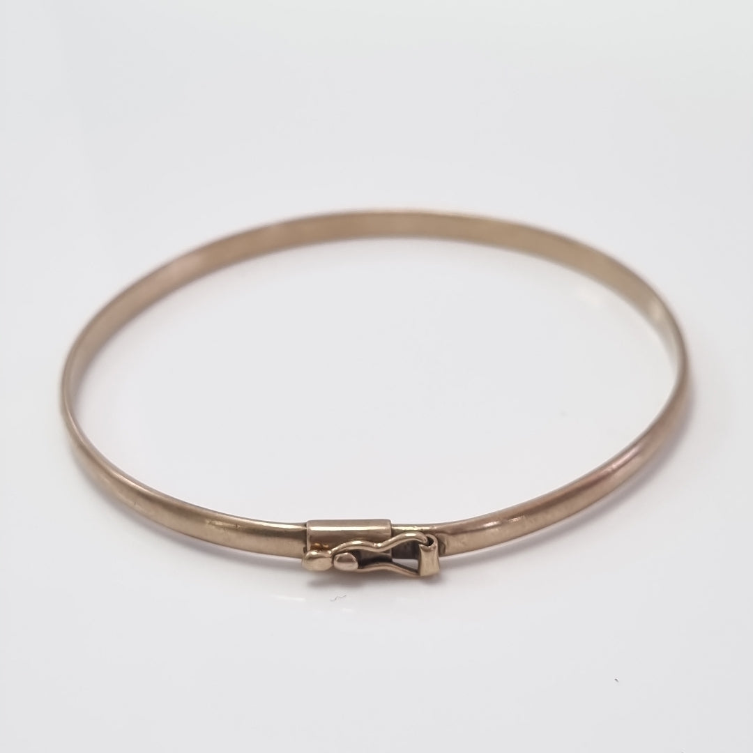 PULSERA RIGIDA ORO 8 K 7.9 GRMS (SEMINUEVO)