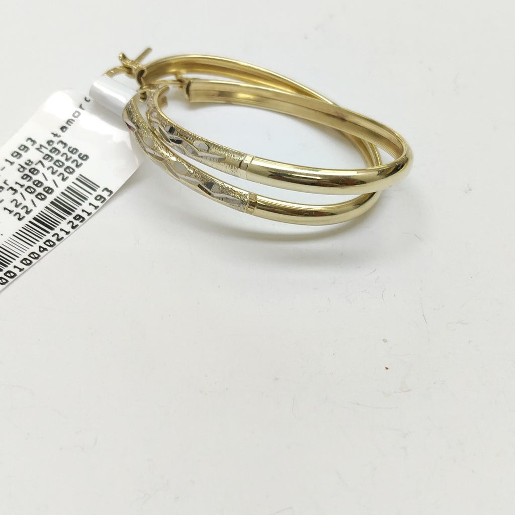 ARRACADAS PAR ORO 14 K 3.7 GRMS (SEMINUEVO)