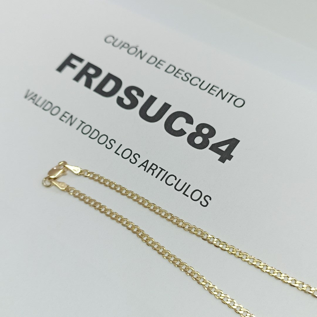 CADENA BARBADA 14K 55 CM 5.1 GR (NUEVO)