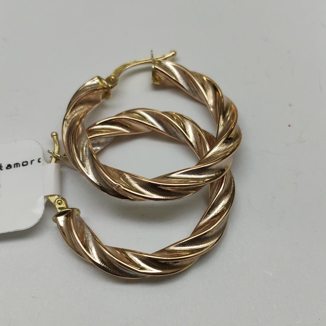 ARRACADAS PAR ORO 14 K 2.5 GRMS (SEMINUEVO)