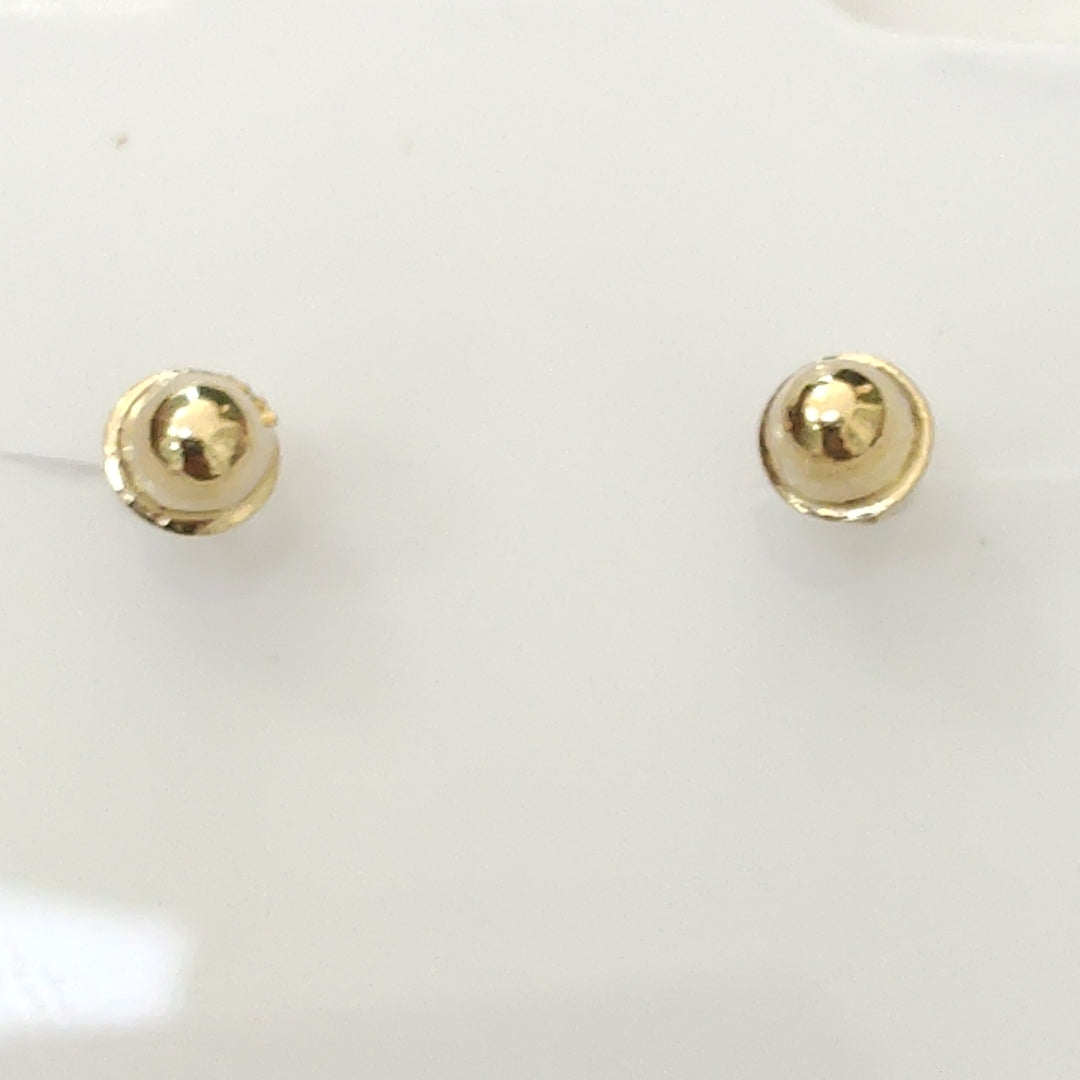 BROQUELES BROQUEL FIG CORAZON LISO 14K 0.1987 GR (NUEVO)