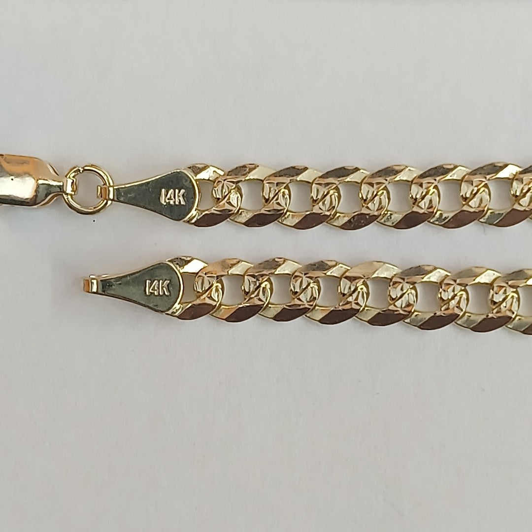 PULSERA BARBADA 14K 21 CM 7.5 GR (NUEVO)