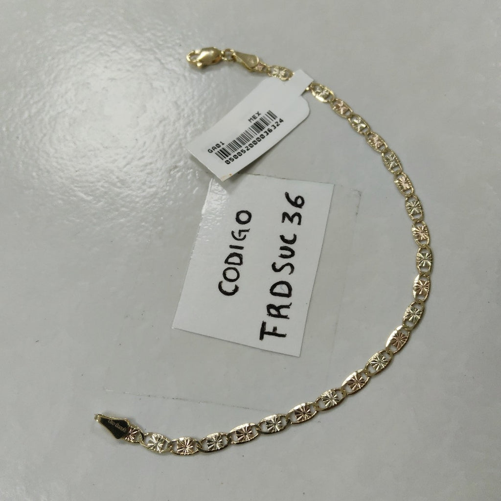 PULSERA GUCHI 14K 18 CM 3 GR (NUEVO)