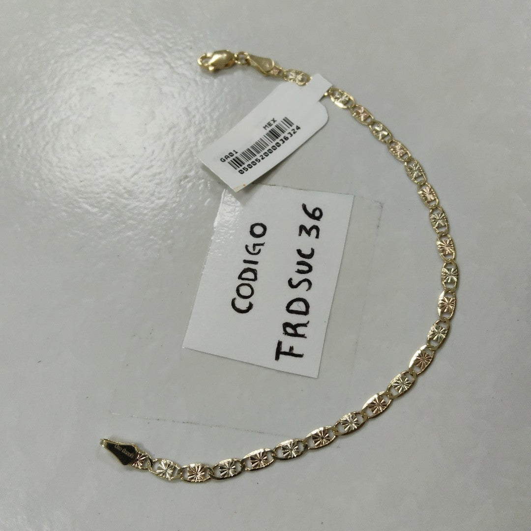 PULSERA GUCHI 14K 18 CM 3 GR (NUEVO)