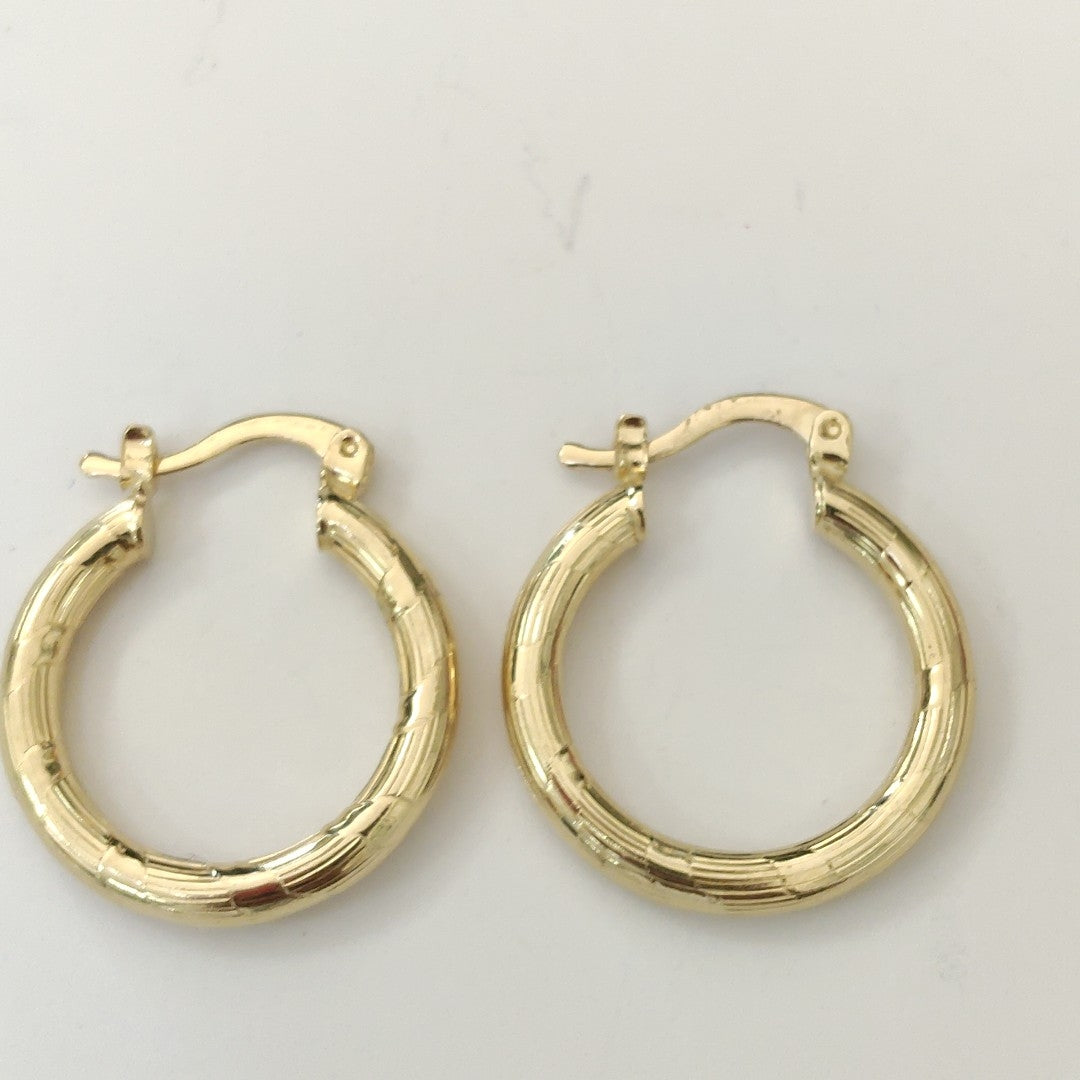 ARETES ARRACADAS 14K 2.7 GR (NUEVO)