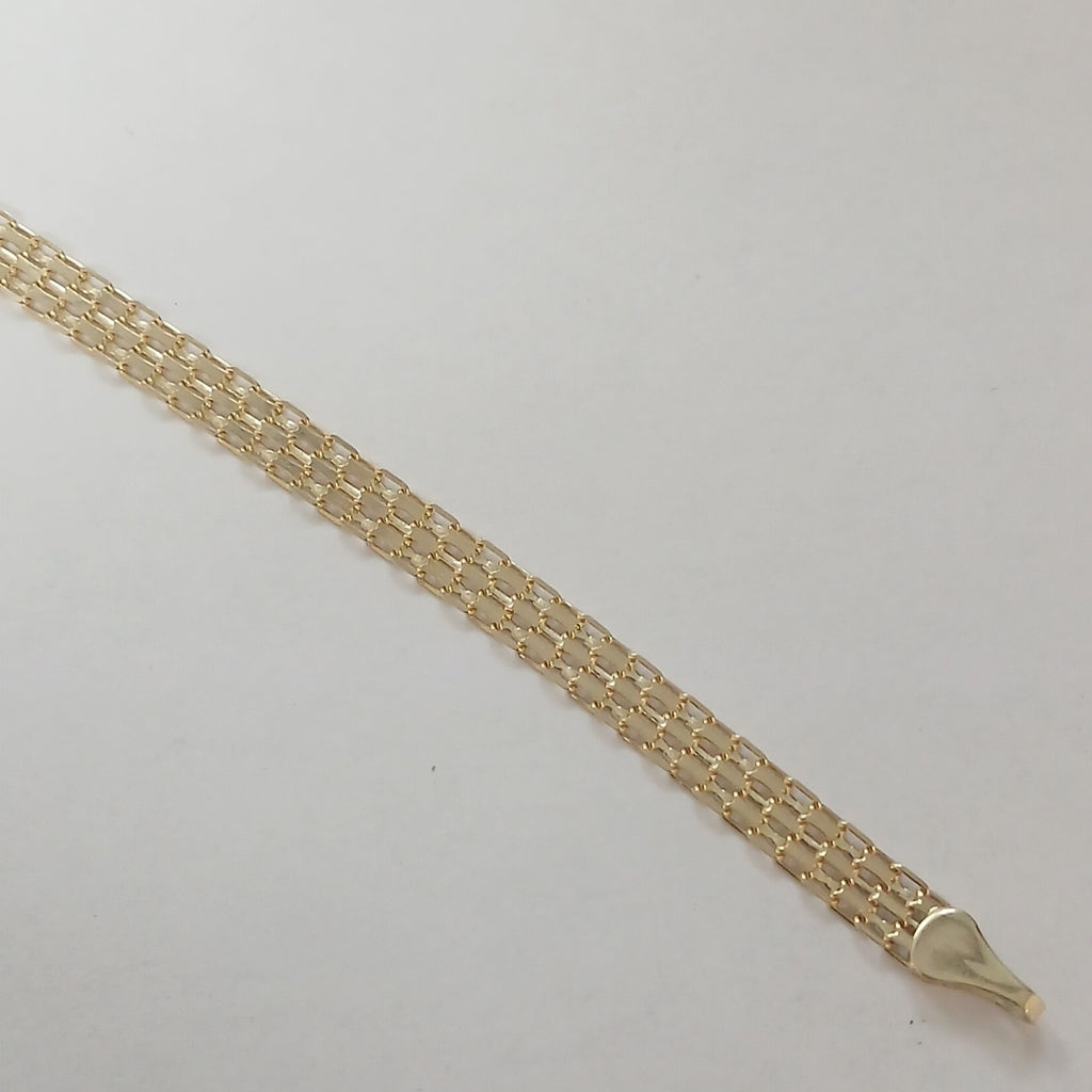 PULSERA ESPECIAL 10K 21 CM 4.5 GR (NUEVO)