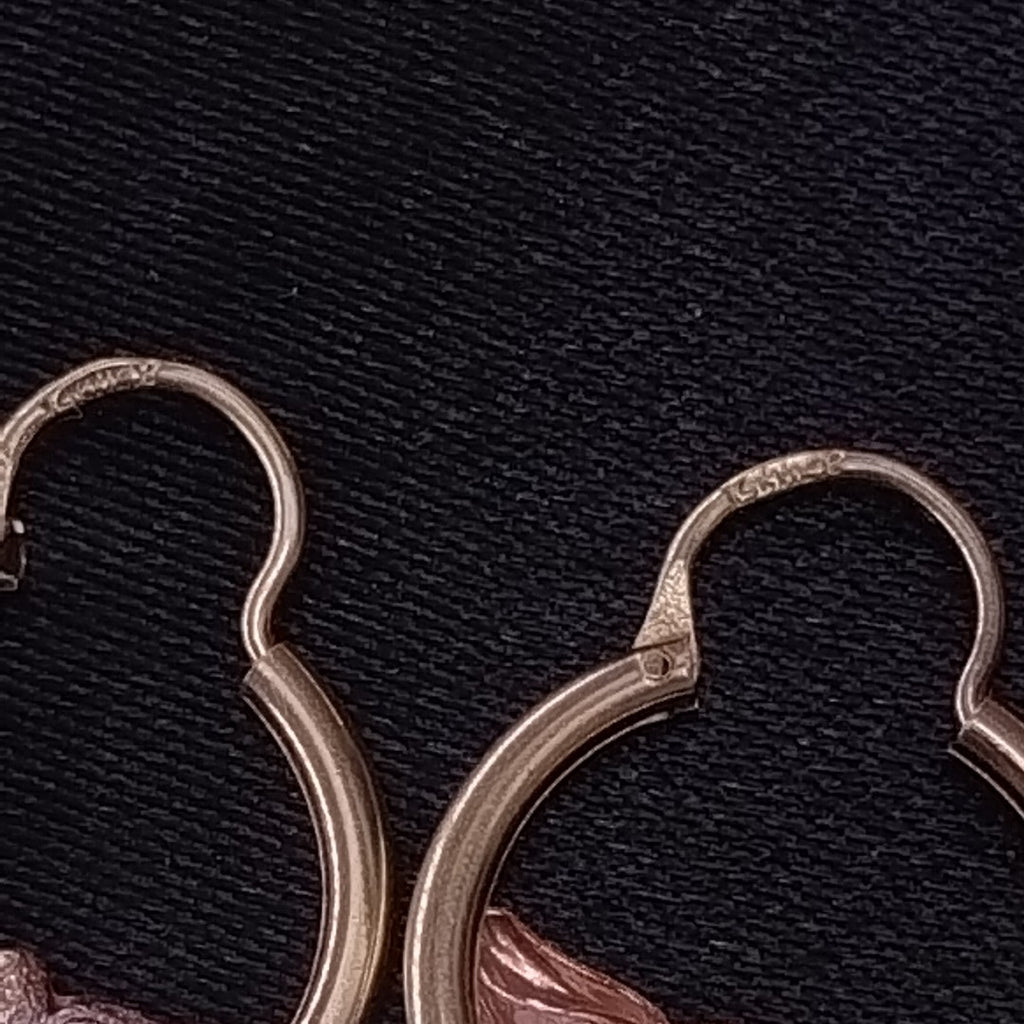 ARETES PAR ORO 14 K 1.8 GRMS (SEMINUEVO)