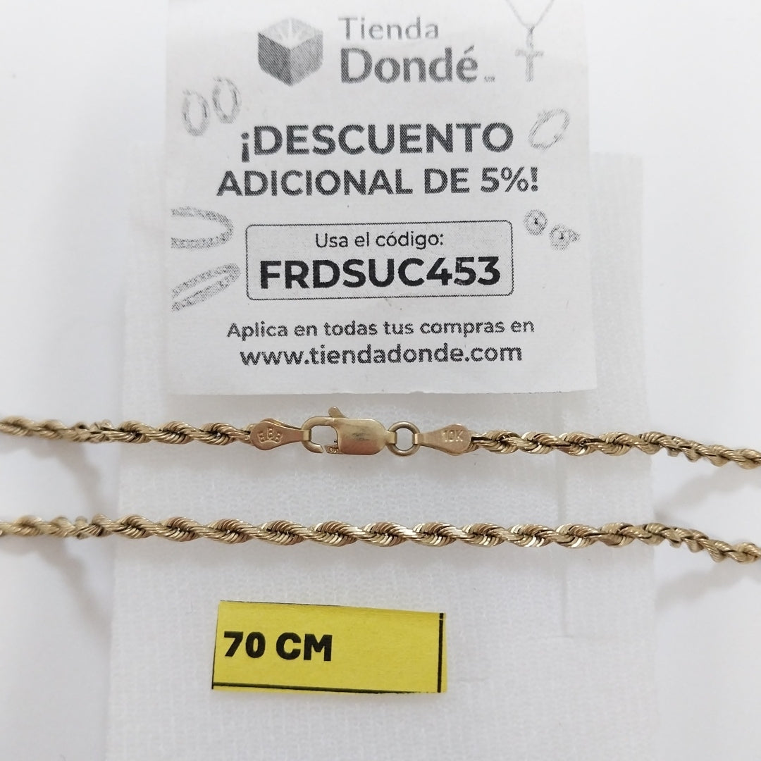 CADENA ORO 10 K 10 GRMS (SEMINUEVO)