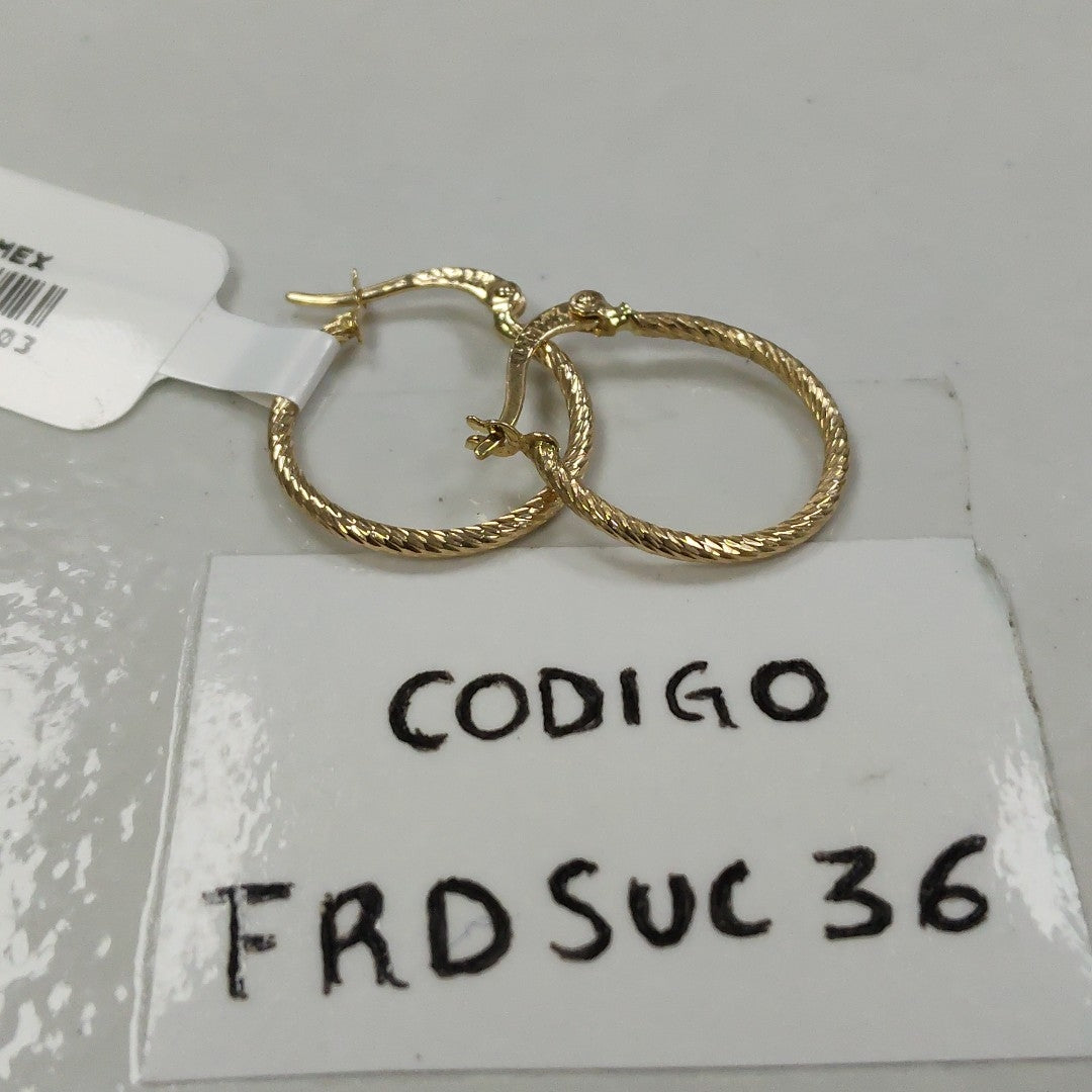 ARETES ARRACADAS 14K 1 GR (NUEVO)