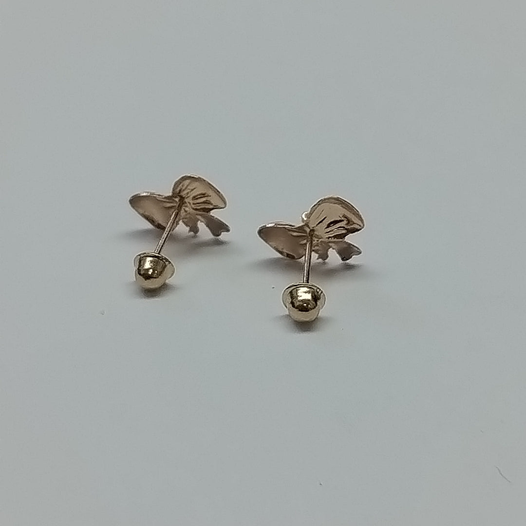 BROQUELES BROQUEL FIG MOÑO C CIRCONIA 14K 0.2441 GR (NUEVO)