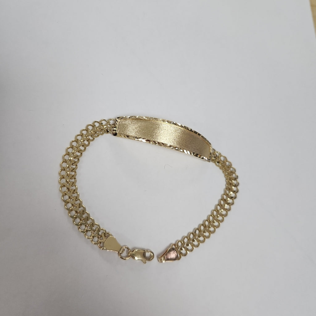 PULSERA ESCLAVA CHINO 14K 21 CM 9.8 GR (NUEVO)