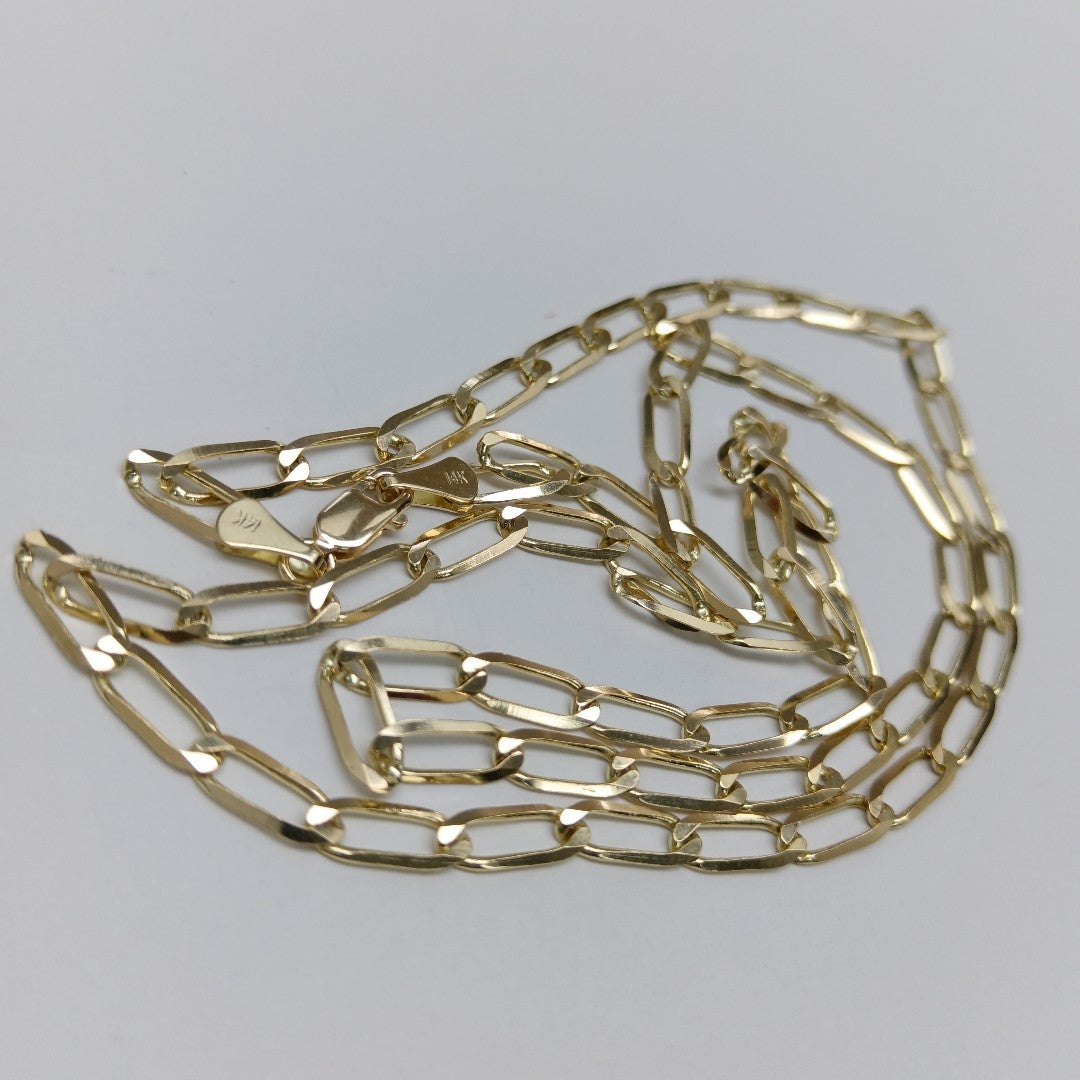 CADENA ESLABONES 14K 60 CM 10.8 GR (NUEVO)