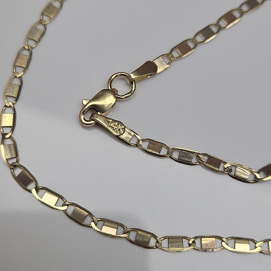 CADENA ESPEJO 14K 60 CM 5.4 GR (NUEVO)