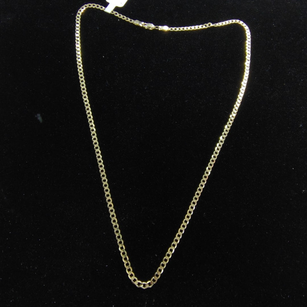 CADENA TEJIDO BARBADA 14K 55 CM 8.2 GR (NUEVO)