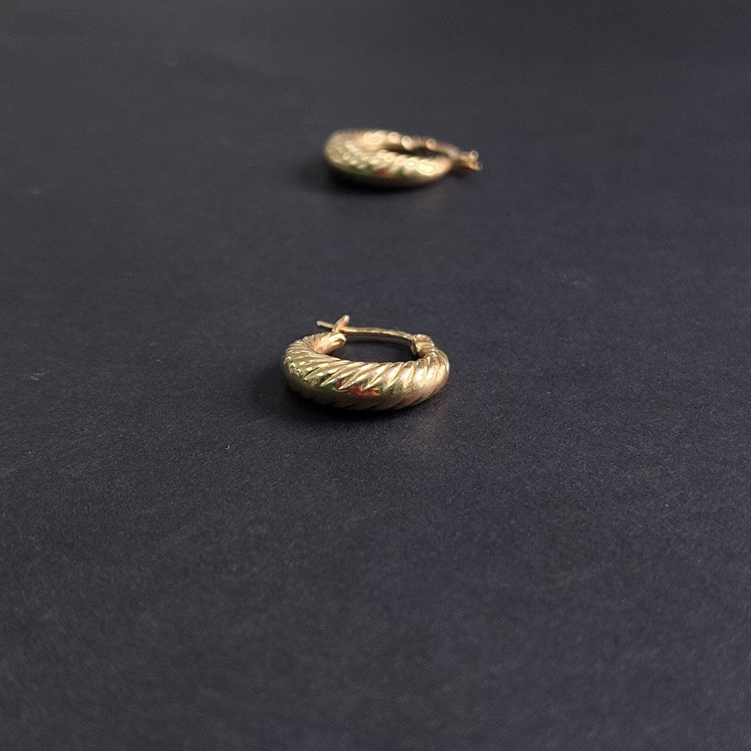 ARRACADAS PAR ORO 14 K 2.2 GRMS (SEMINUEVO)