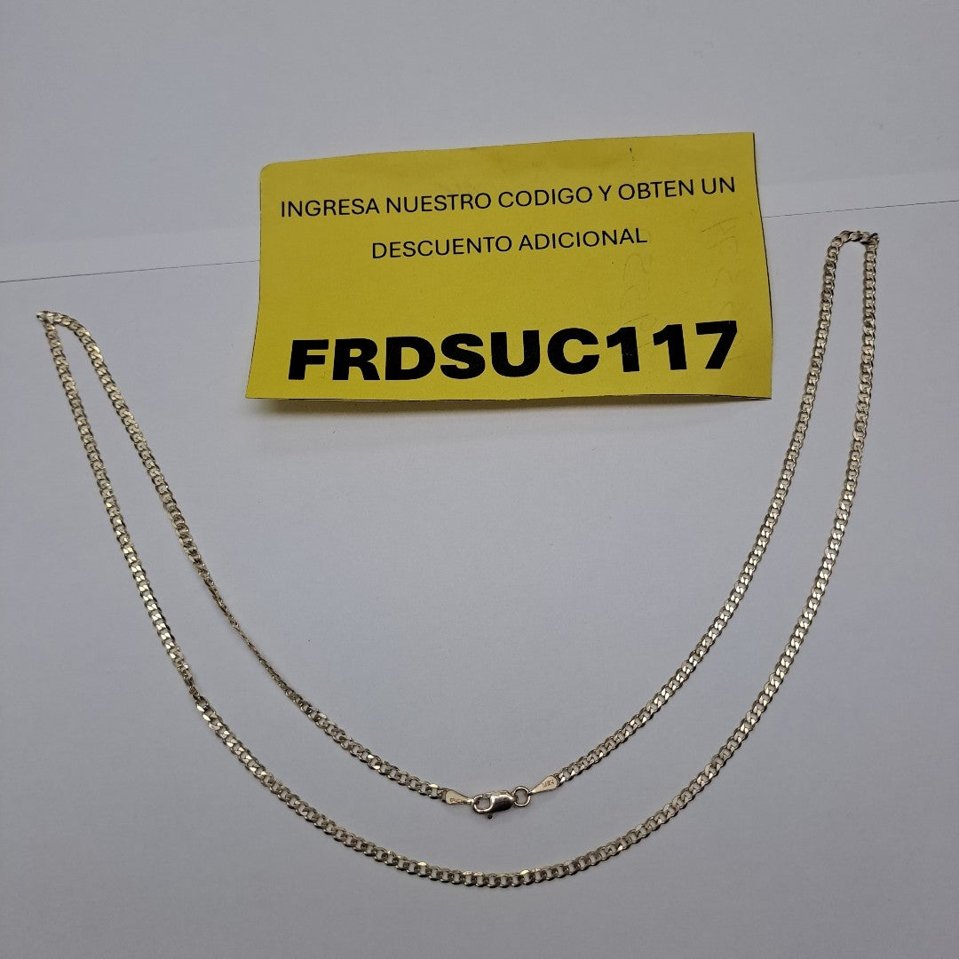 CADENA BARBADA 14K 60 CM 5.9 GR (NUEVO)
