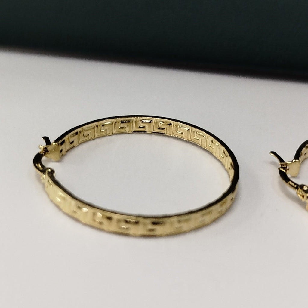 ARETES ARRACADAS FIG GRECAS 14K 3.1 GR (NUEVO)