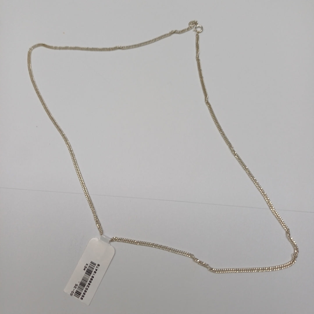 CADENA BARBADA PLATA .925 50 CM 4.22 GR (NUEVO)