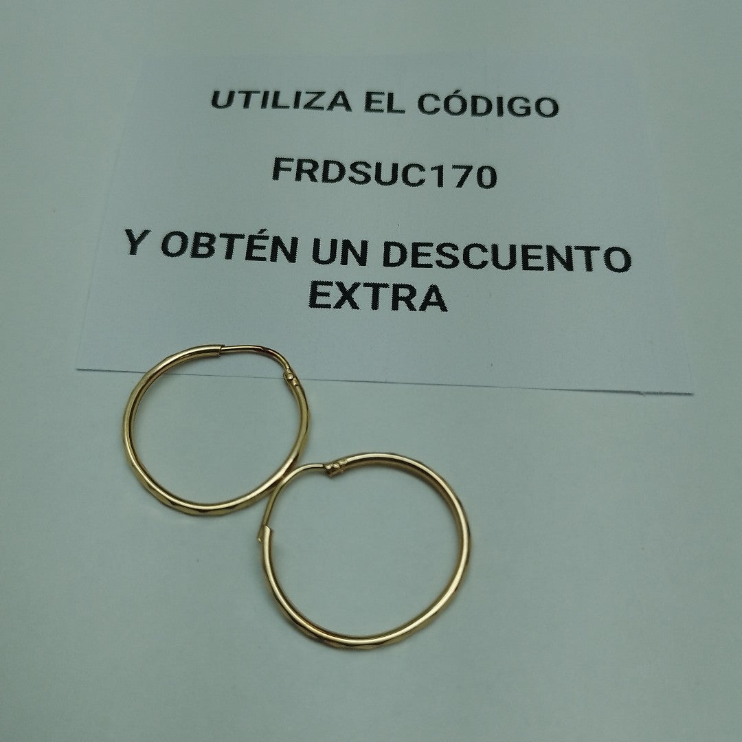 ARRACADAS PAR ORO 10 K 1,20 GRMS (SEMINUEVO)