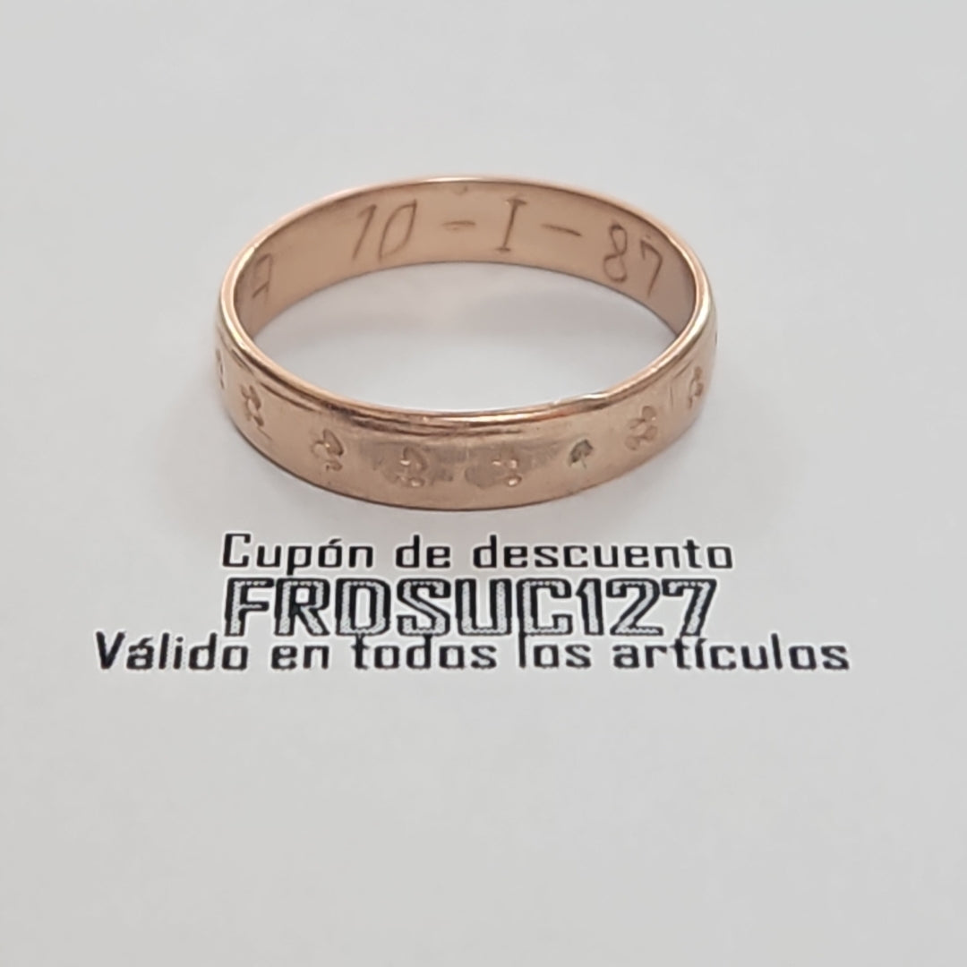 ARGOLLA ORO 8 K 2,70 GRMS (SEMINUEVO)