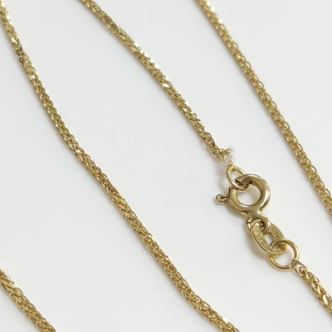 CADENA ORO 14 K 1.8 GRMS (SEMINUEVO)