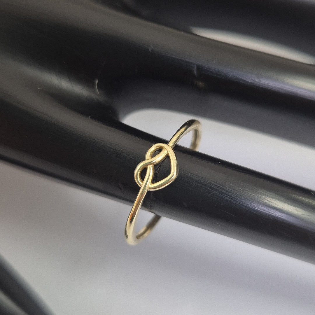 ANILLOS ANILLITO FIG CORAZON 10K TALLA 8 0.9 GR (NUEVO)