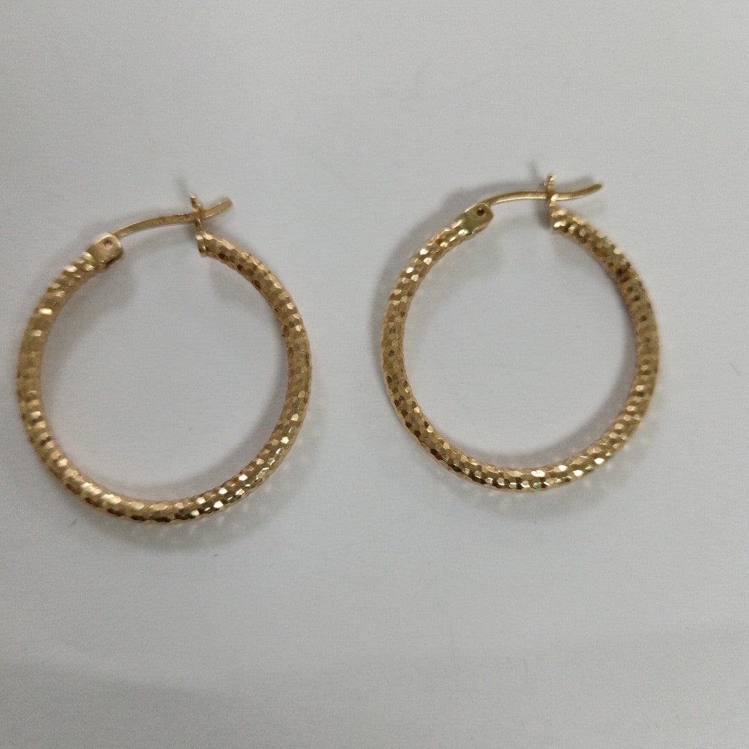 ARRACADAS PAR ORO 14 K 2.5 GRMS (SEMINUEVO)