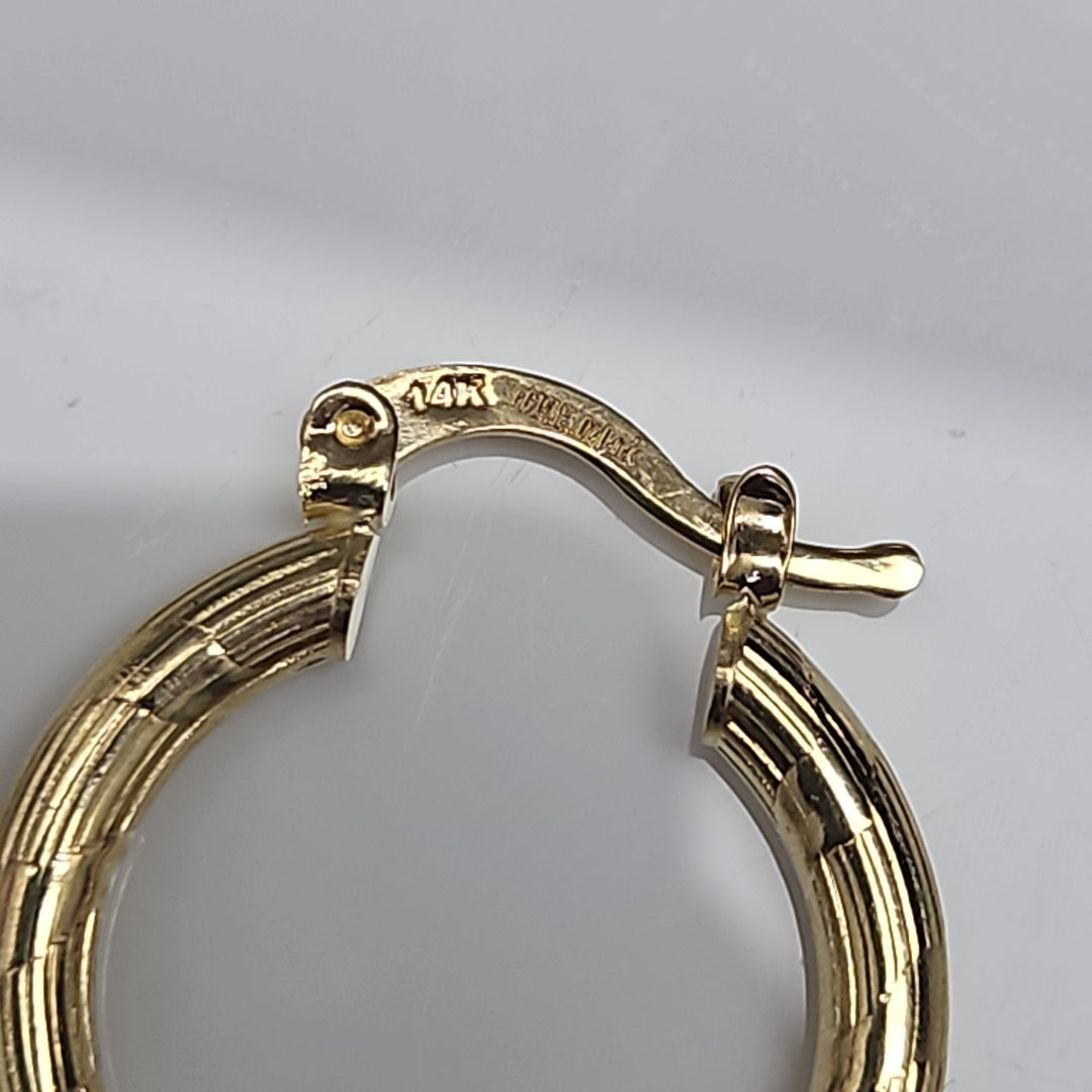 ARETES ARRACADAS 14K 2.8 GR (NUEVO)