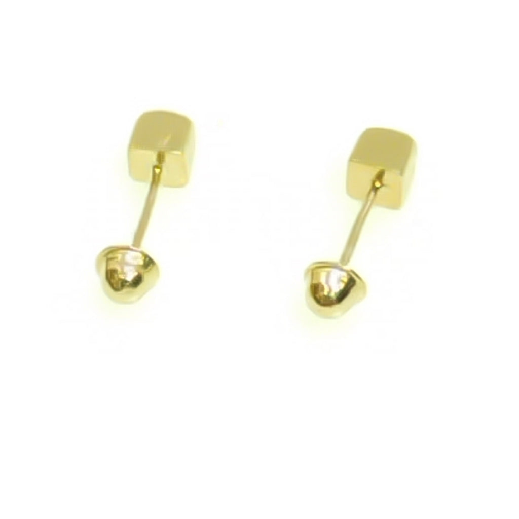 BROQUELES BROQUEL FIG CUBO 14K 0.203 GR (NUEVO)