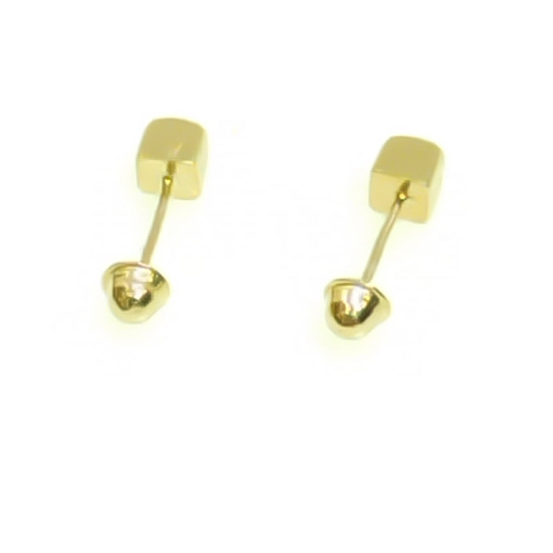 BROQUELES BROQUEL FIG CUBO 14K 0.203 GR (NUEVO)