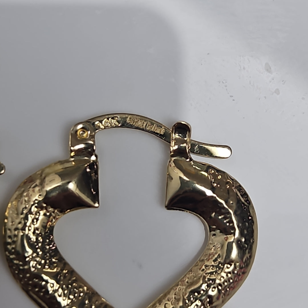 ARETES ARRACADAS 14K 1.8 GR (NUEVO)