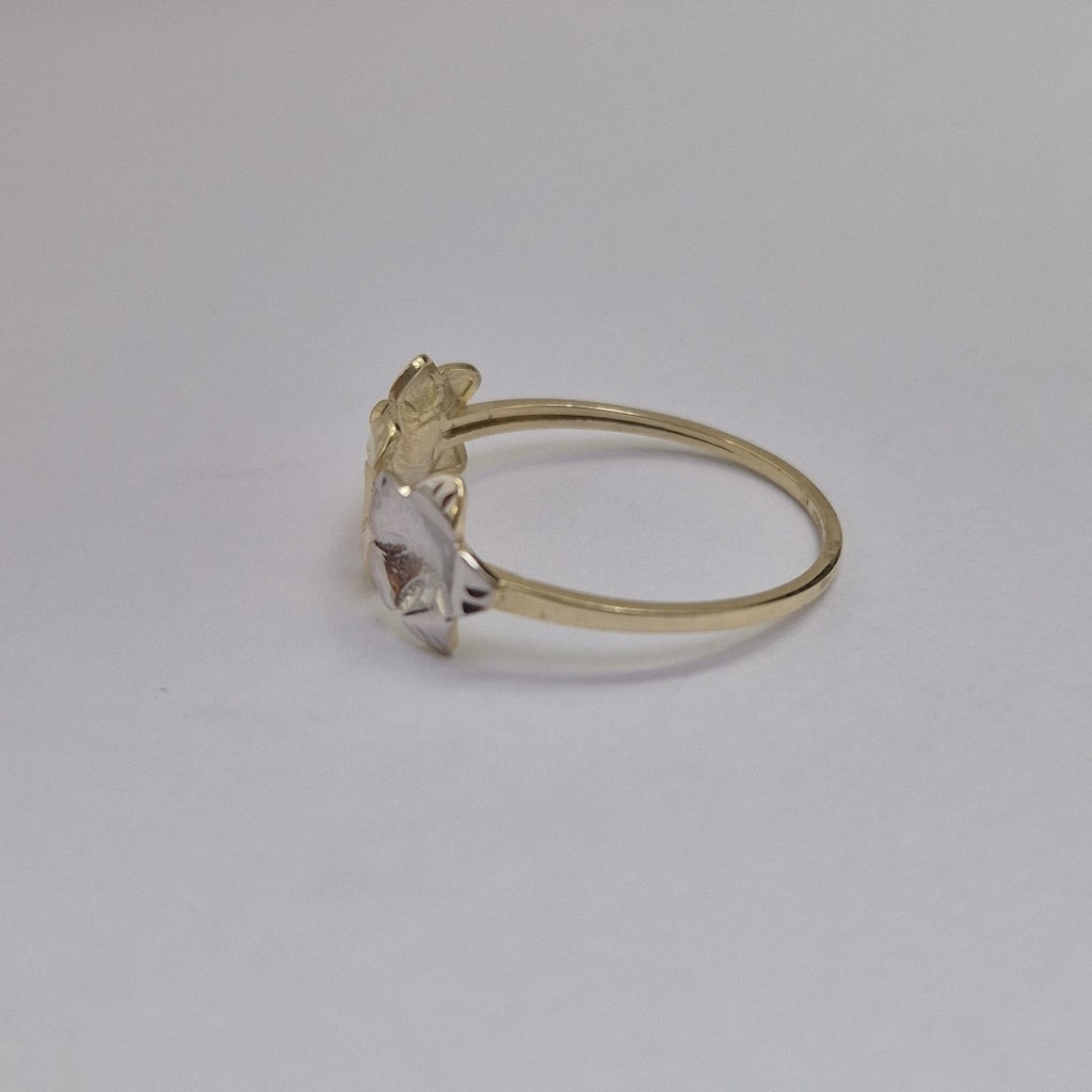 ANILLOS ANILLITO FIG FLORES 10K TALLA 9 1.3 GR (NUEVO)