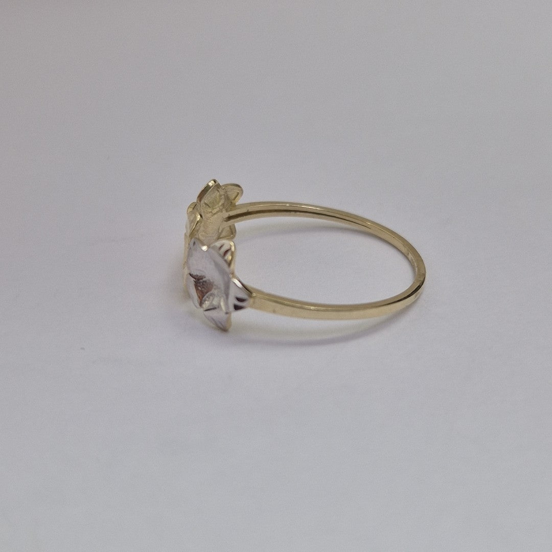 ANILLOS ANILLITO FIG FLORES 10K TALLA 9 1.3 GR (NUEVO)