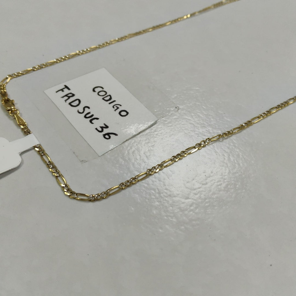 CADENA 3X1 DIAMANTADA 14K 60 CM 5.1 GR (NUEVO)