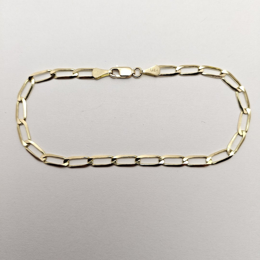 PULSERA ESLABON 14K 21 CM 4.3 GR (NUEVO)