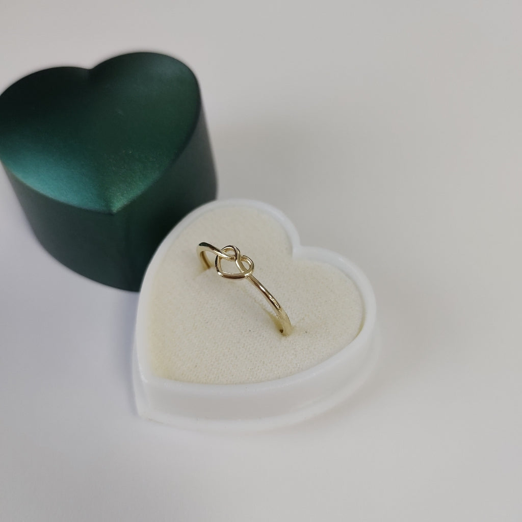 ANILLOS ANILLITO FIG CORAZON 10K TALLA 9 0.9 GR (NUEVO)