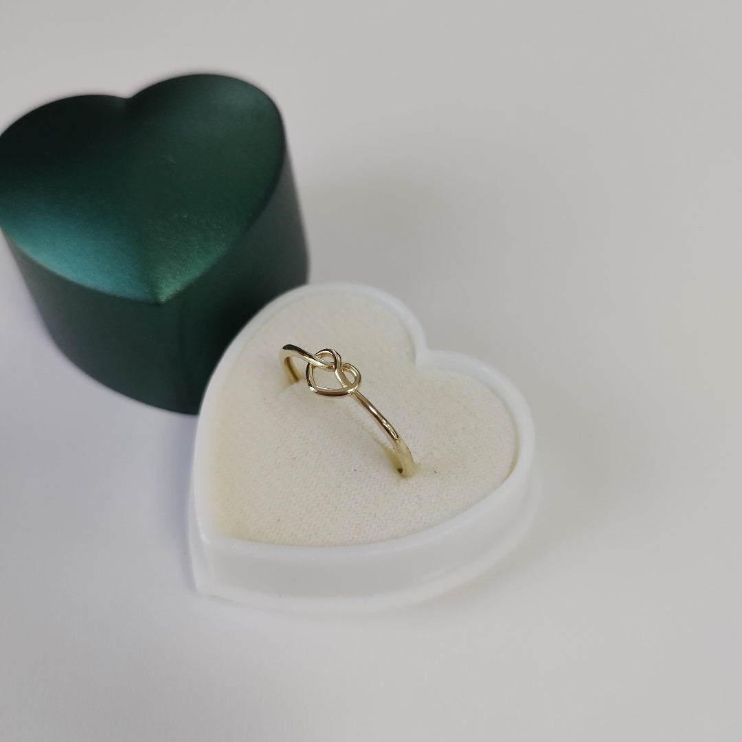ANILLOS ANILLITO FIG CORAZON 10K TALLA 9 0.9 GR (NUEVO)