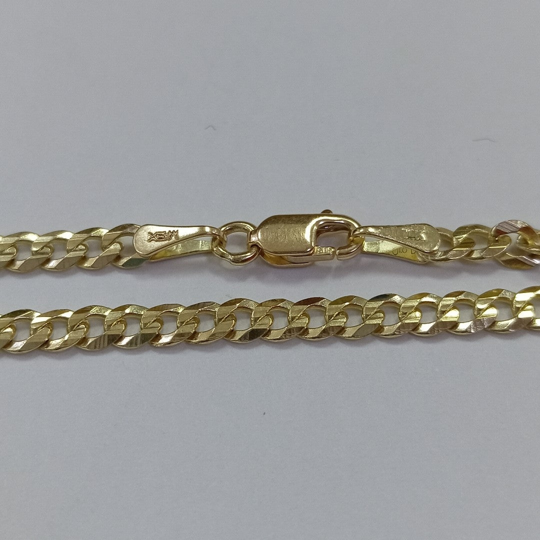 PULSERA BARBADA 14K 18 CM 3.2 GR (NUEVO)