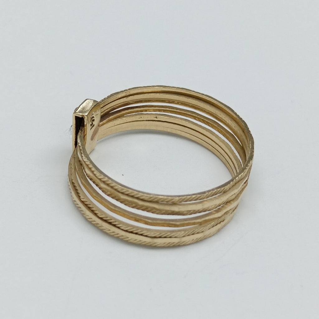 SEMANARIO DE ARGOLLAS ORO 14 K 3,10 GRMS (SEMINUEVO)