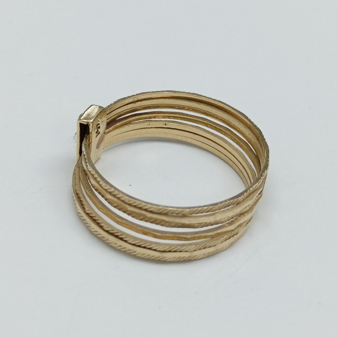 SEMANARIO DE ARGOLLAS ORO 14 K 3,10 GRMS (SEMINUEVO)