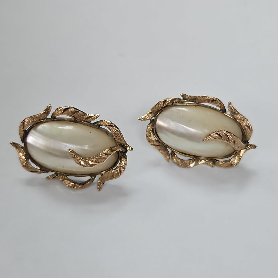 ARETES PAR ORO 14 K 6,10 GRMS (SEMINUEVO)