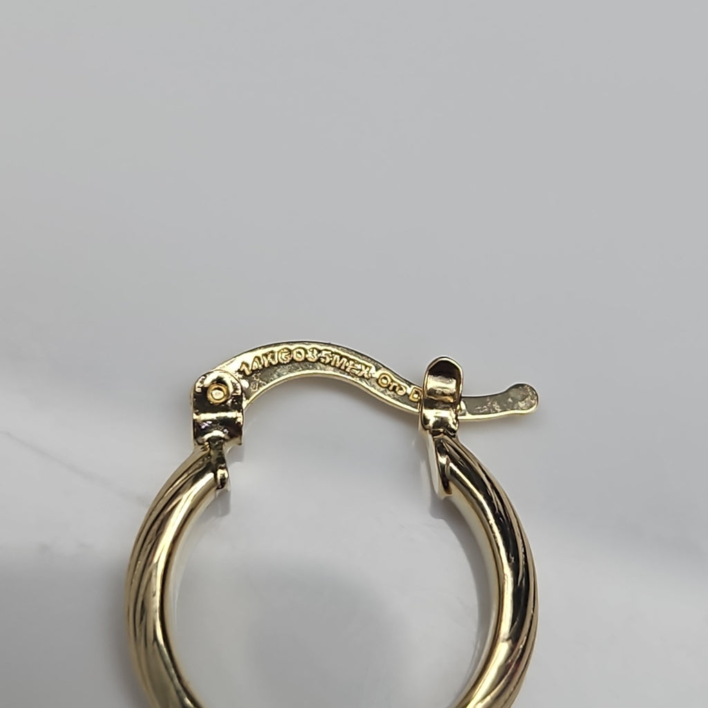 ARETES ARRACADA ASTRIADA 14K 1.7 GR (NUEVO)