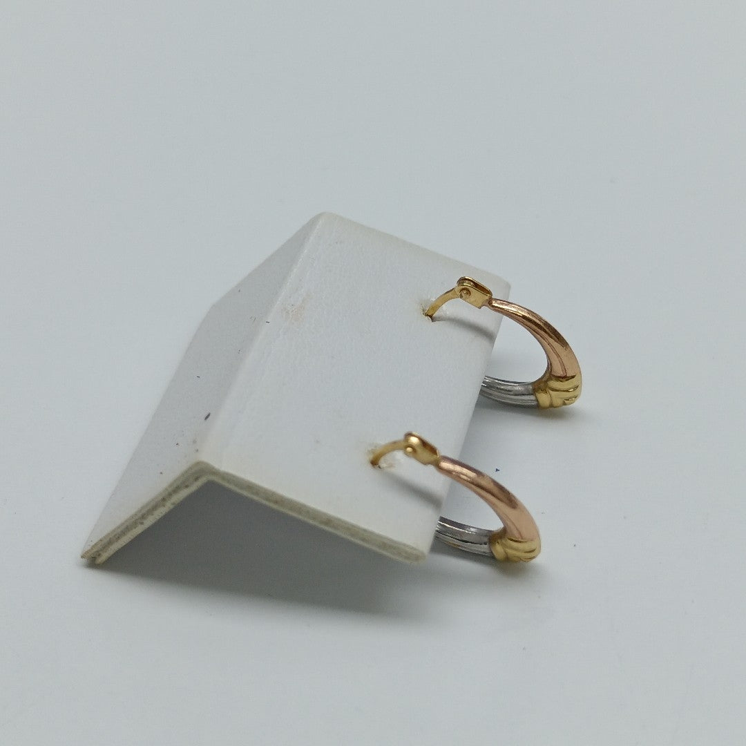 ARRACADAS PAR ORO 14 K 0.5 GRMS (SEMINUEVO)