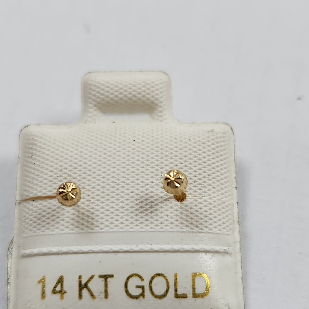 BROQUELES ORO 14K 1 (NUEVO)