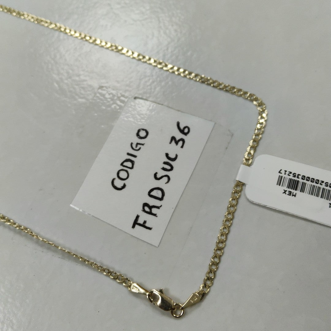 CADENA BARBADA 14K 55 CM 5.1 GR (NUEVO)