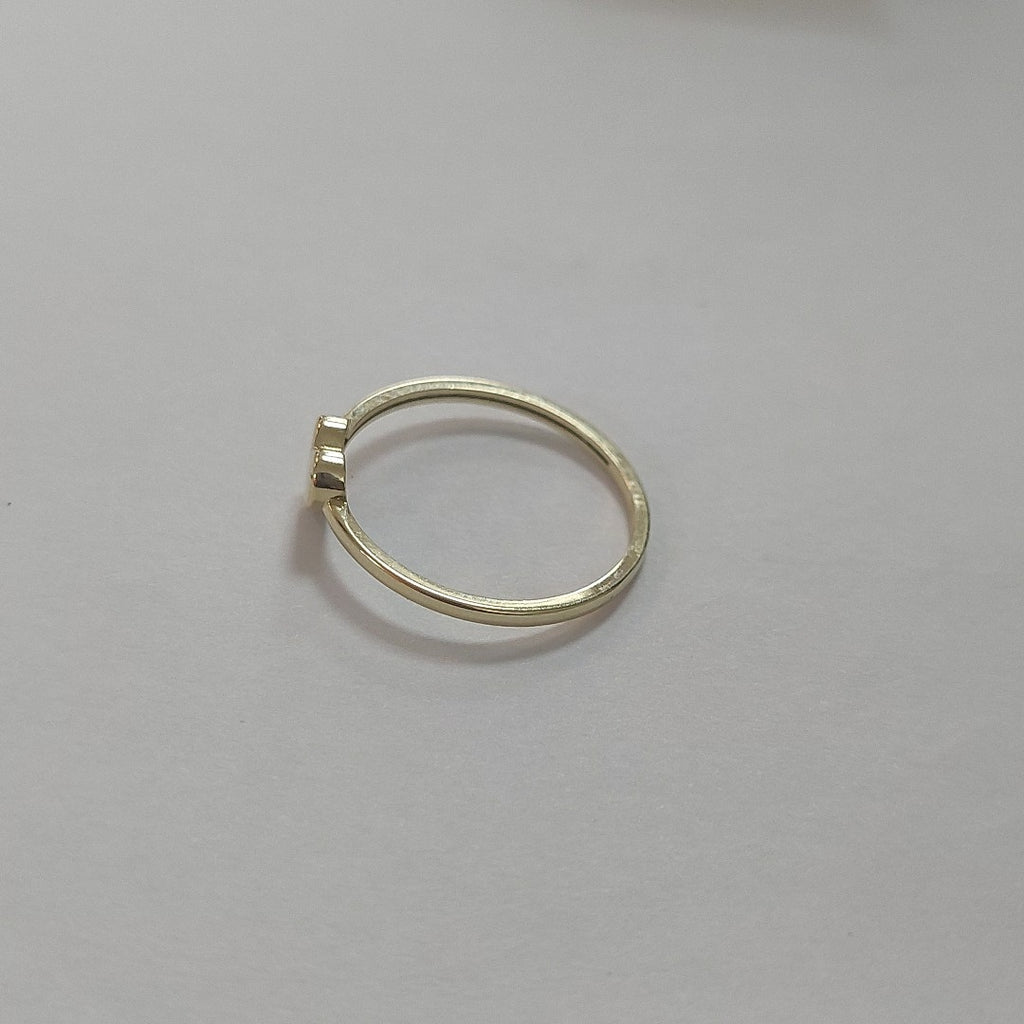 ANILLOS ANILLITO FIG CORAZON 10K TALLA 8 1.1 GR (NUEVO)