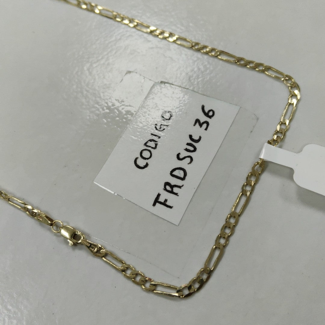 CADENA 3X1 14K 55 CM 7.3 GR (NUEVO)